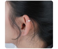 Little Flower Silver Ear Cuff EC-418